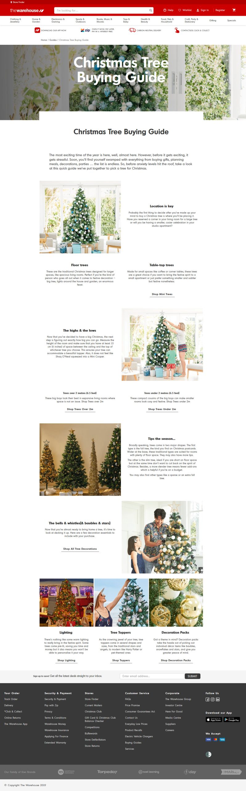 Christmas Tree Buying Guide The Warehouse scaled