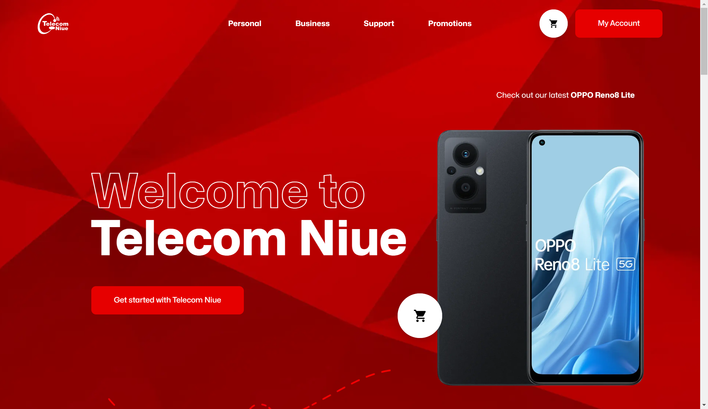 telecom niue homepage